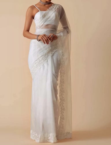 Pearl Grace Saree إيليف – ساري لؤلؤي راقي