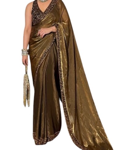 Bronze Satin Drape انسدال الساتان البرونزي