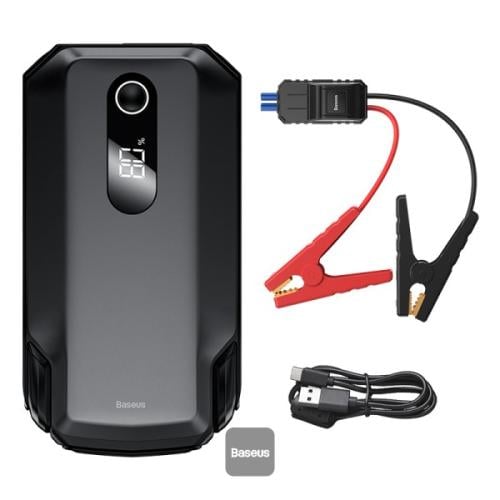 اشتراك سيارة يعمل حتى 8 سلندر Baseus JumpStarter (...