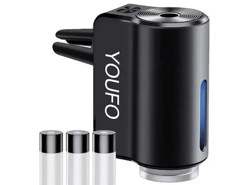 YOUFO معطر للسيارة الذكي مع 3 عطور أضافية-Y4918