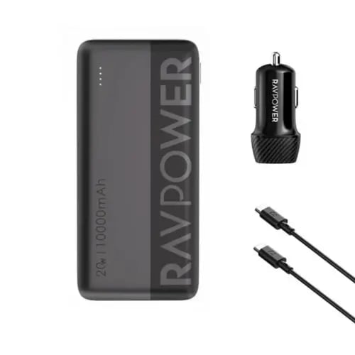 بكج 3 في 1 راس جداري +كيبل تايب سي + بطارية متنقلة...