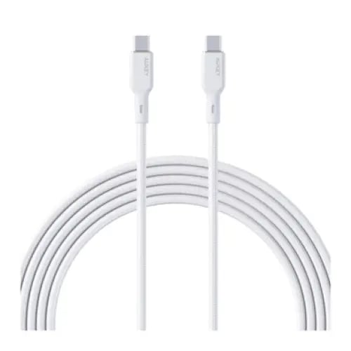 كيبل مضفر شحن و مزامنة-USBC إ طول 0.9 م أبيض-AUKEY