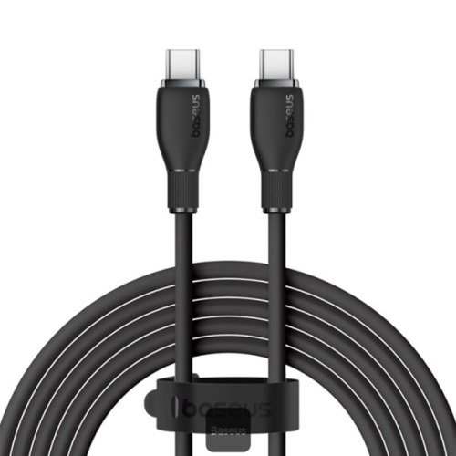 كيبل تايب سي 100 واط مقاوم للقطع 2متر -اسود baseus