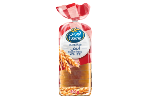 خبز توست لوزين ابيض 600 جم