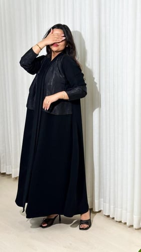 عباية المها – كريب إندونيسي بلمسة ساتان عصرية ولمع...