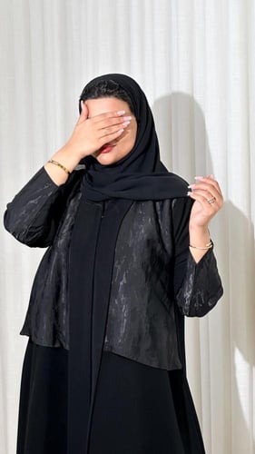 عباية المها – كريب إندونيسي بلمسة ساتان عصرية ولمع...