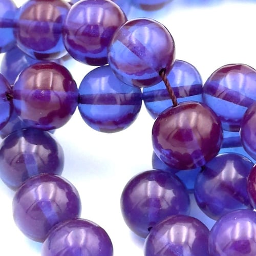 سبحة بكلايت لون الخزامى - طربزونة نحاس