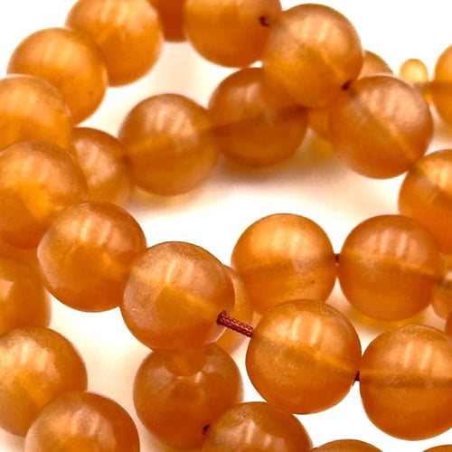 سبحة بكلايت لون كهرمان - طربزونة نحاس