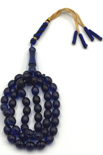 سبحة زعفران لون ازرق غامق