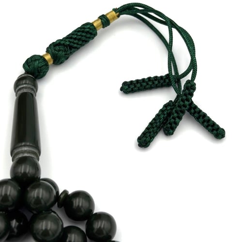 سبحة بكلايت لون زيتي - كركوشة