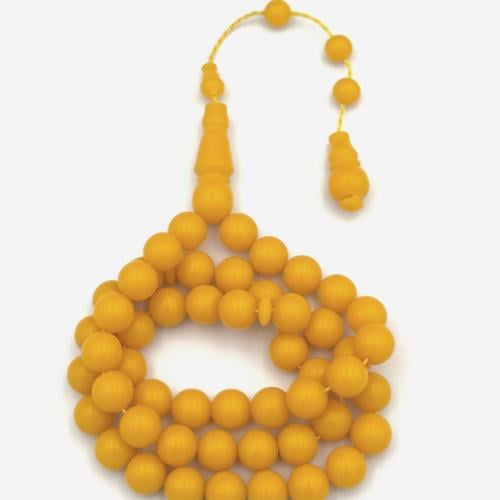 سبحة بلياردو لون اصفر تمليكة