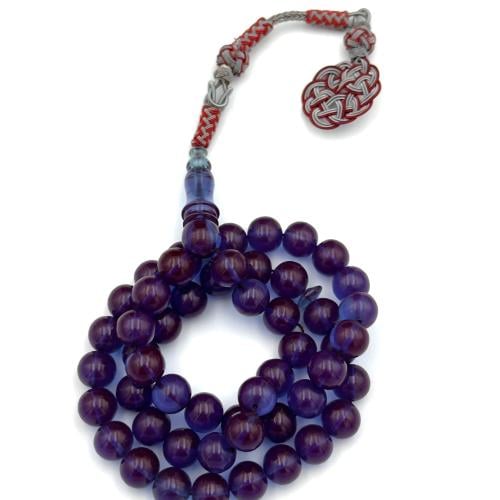 سبحة بكلايت لون الخزامى - طربزونة نحاس