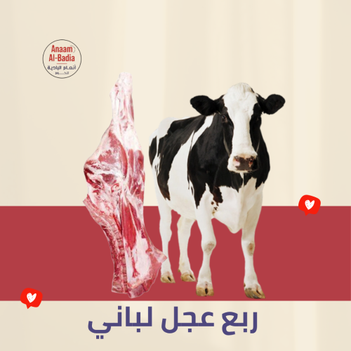 ربع عجل فخذ وزن 20_25 كيلو