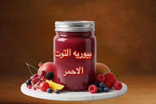 بيوريه الفواكه فروزن100%