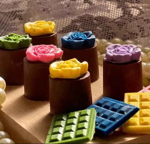 قالب سيلكون الجوري ديكور