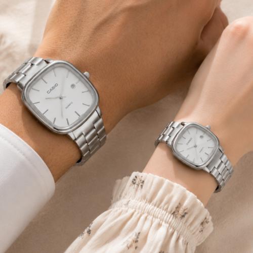 طقم ساعة كاسيو CASIO LTP رجالي ونسائي