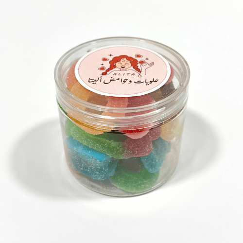 حلويات - علبة 150 جرام مكس جيلي سكر حامض اسباني