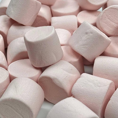 حلويات - مارشميلو بنكهة الفانيليا وردي