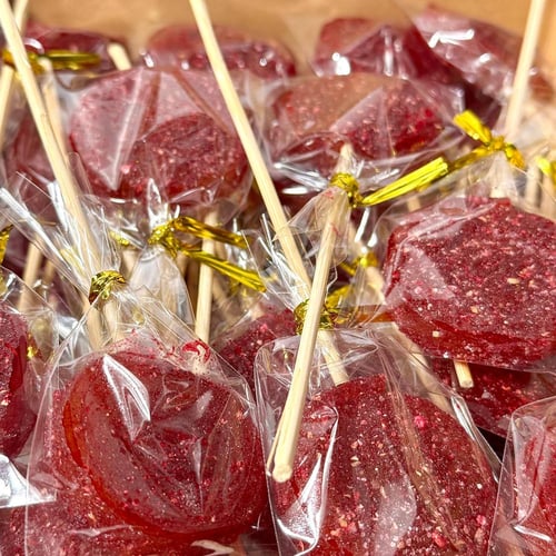 100 حبة حوامض - بوكس لولي بوب لفايف قمر الدين أحمر...