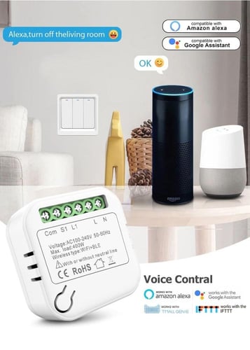 وحدة مفاتيح ذكية WiFi Tuya TYSH للتحكم في الإضاءة...