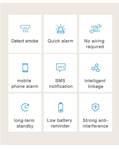 مستشعر دخان ذكي