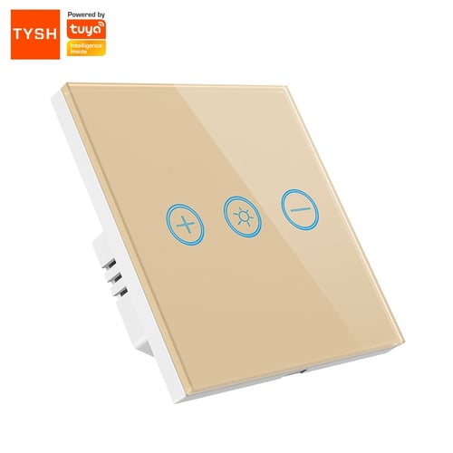 مفتاح تحكم في الإضاءة ديمر بتصميم لوحة زجاج + إطار...