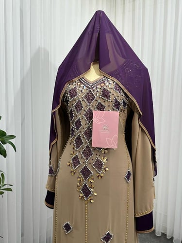 جلابية بيج راقية