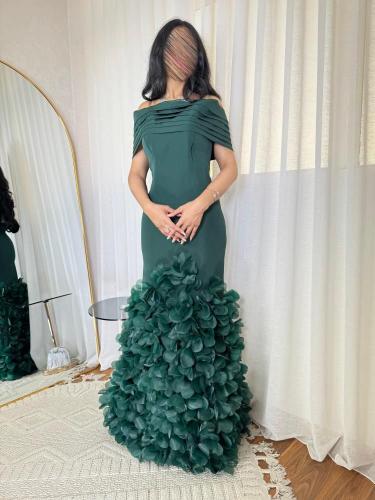 فستان سهره اخضر