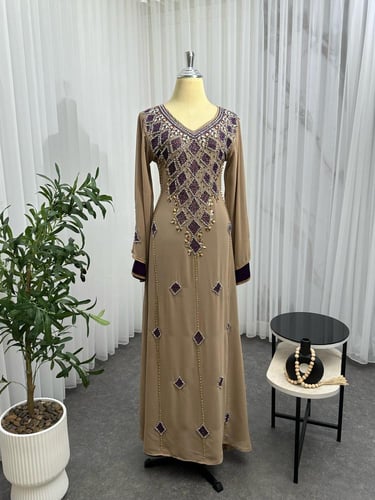 جلابية بيج راقية