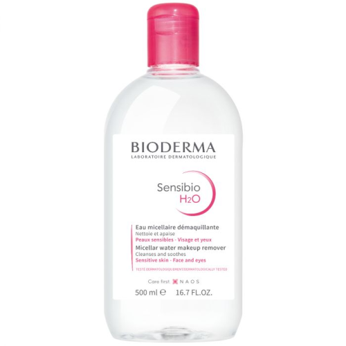 مزيل مكياج بايودرما الوردي 500ml