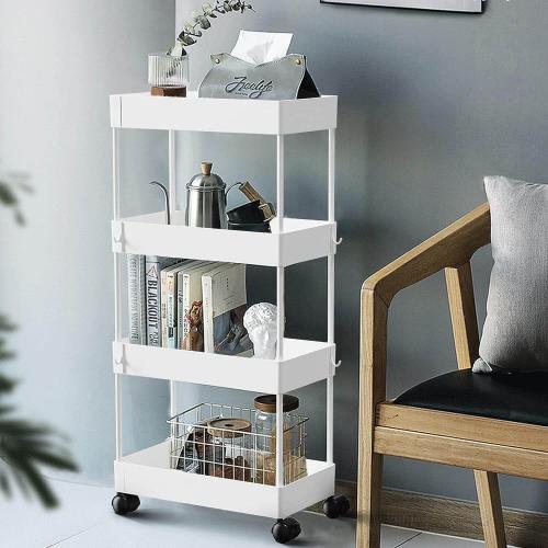 عربة تخزين 4 طبقات متعددة الاستخدامات