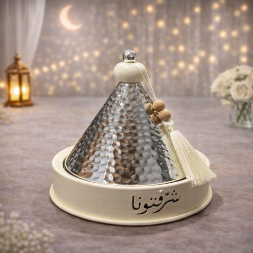 صحن تقديم رمضاني هرمي حجم صغير