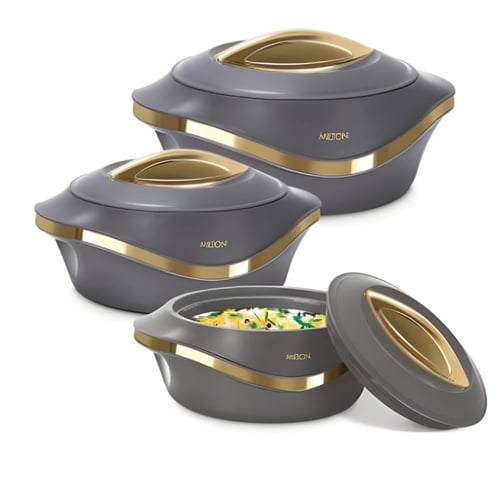طقم حافظات طعام ميلتون مكون من 3 قطع (1000مل ، 150...