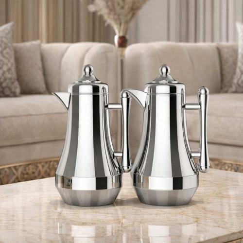 ترامس شاي وقهوة جديد كروم