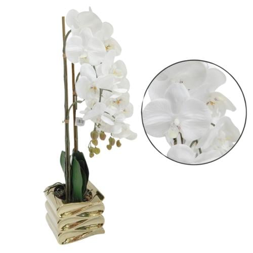 خضار 65 سم بورد ابيض بمركن ذهبي مميز