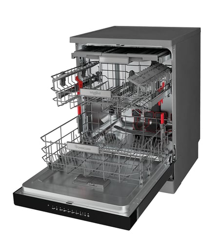 ويرلبول - غسالة صحون, 10 برامج, 14 مكان للتخزين