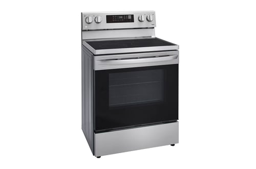 ال جي - فرن كهربائي 6.3 قدم, 5 شعلات, واي فاي