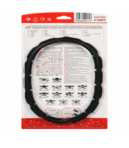 Tefal - 4.5-7.5 Liter Stainless Steel Gasket