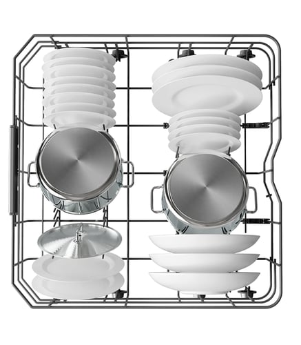 ويرلبول - غسالة صحون, 10 برامج, 14 مكان للتخزين