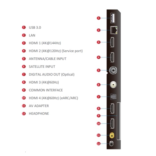 تي سي ال - تلفزيون، 65 بوصة، كيو إل إي دي ، 144هرت...