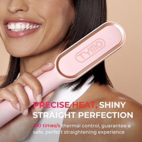 تيمو - مشط تمليس الشعر , وردي