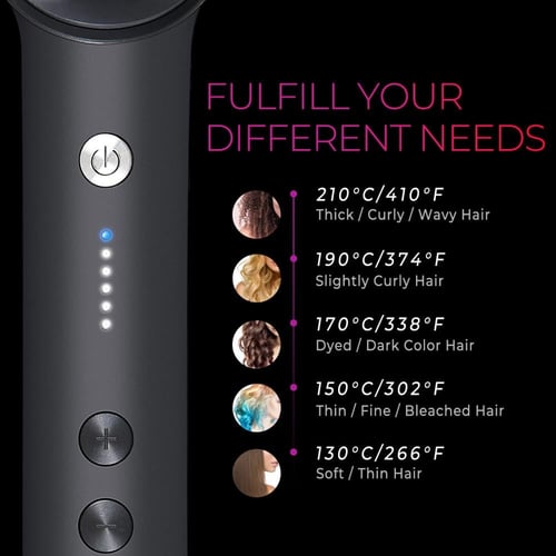 تيمو - مشط تمليس الشعر , اسود