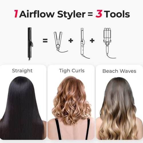 تيمو - جهاز فرد وتجعيد الشعر , اسود