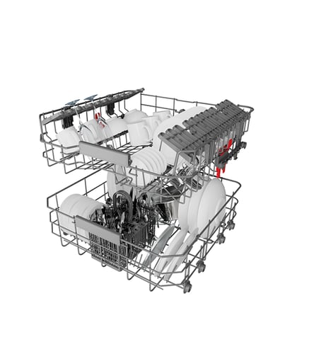 ويرلبول - غسالة صحون, 8 برامج, 14 مكان للتخزين