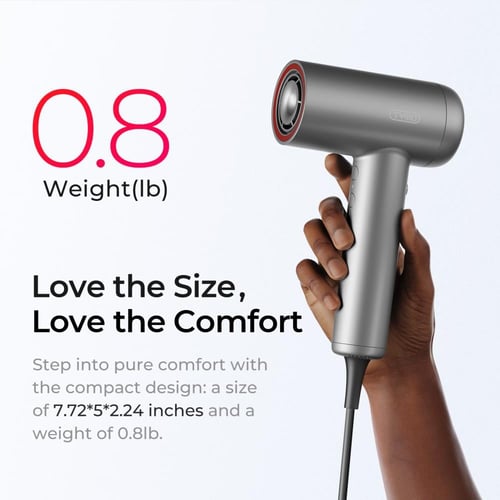 تيمو - مجفف الشعر إيرهايپ لايت , اسود