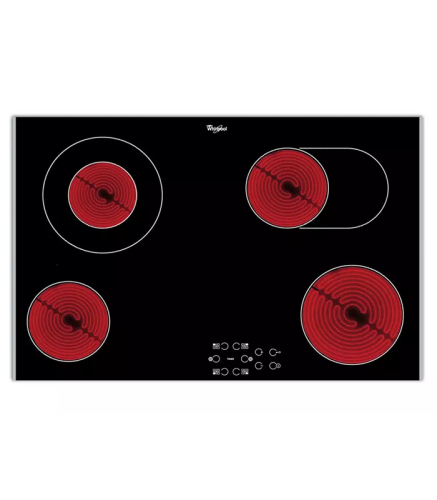 ويرلبول- موقد كهربائي مدمج، 77 سم