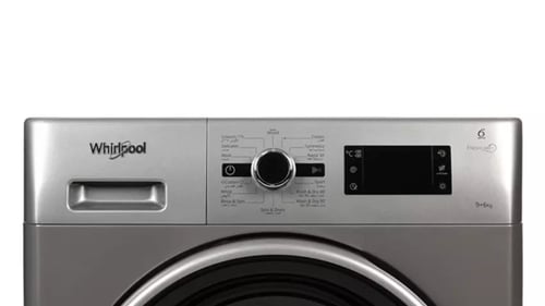 ويرلبول - غسالة أمامية , 9كيلو غسيل, 6كيلو تجفيف