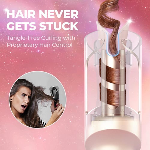 تيمو - جهاز تجعيد الشعر الأوتوماتيكي , وردي