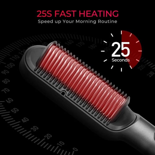 تيمو - مشط فرد شعر أيوني , اسود