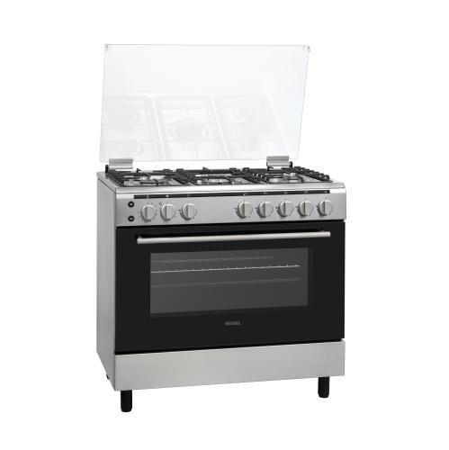 فيستل - فرن غاز 60x90, شبك ثقيل